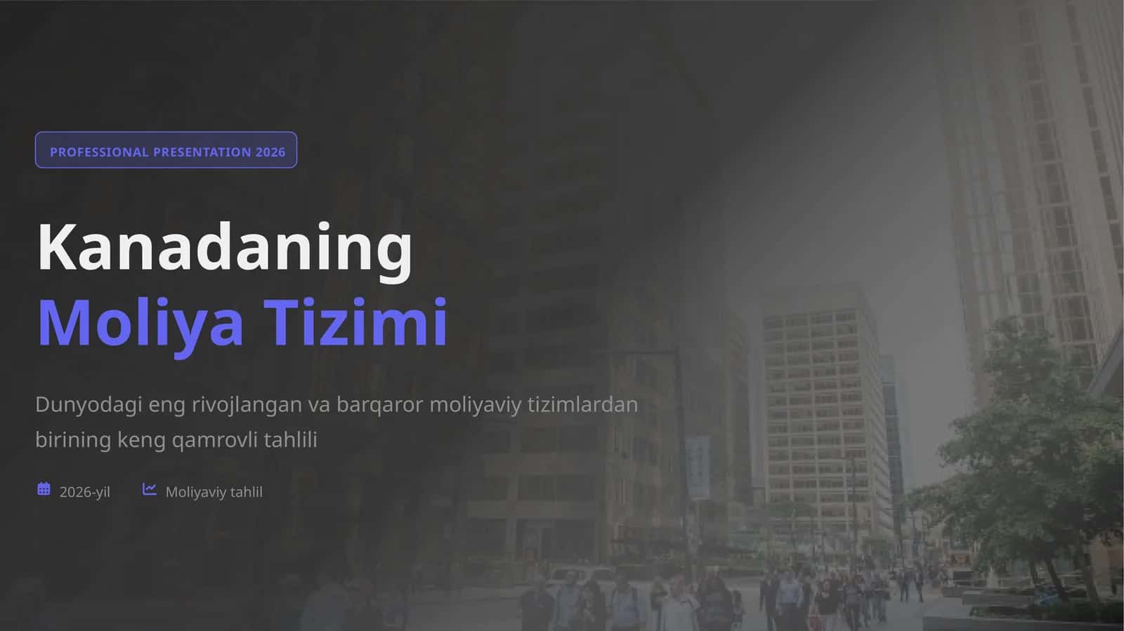 Kanadaning moliya tizimi 1
