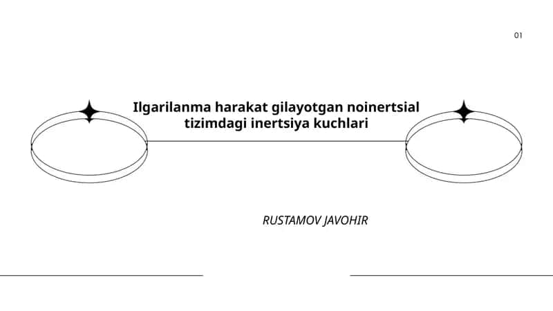 Noinertsial tizimlar nazariyasi 1