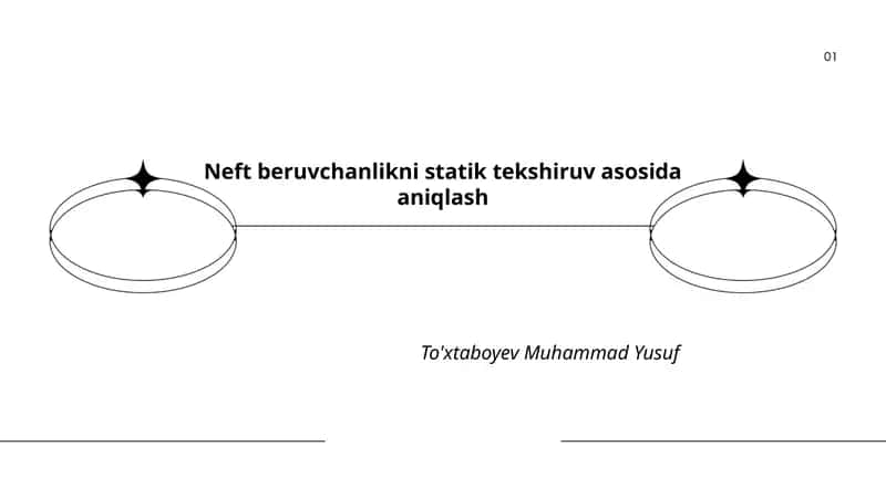Neft beruvchanlikni statik tekshiruv asosida aniqlash 1