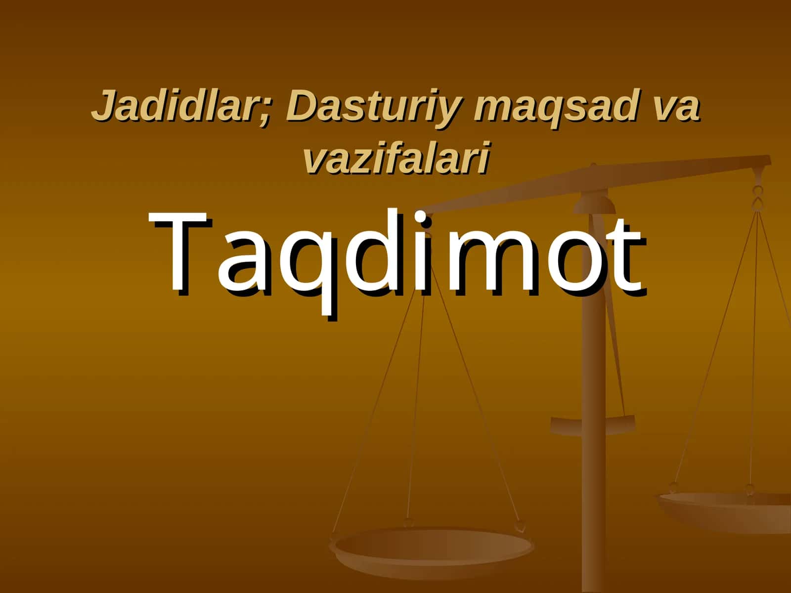 Jadidlar; Dasturiy maqsad va vazifalari 1