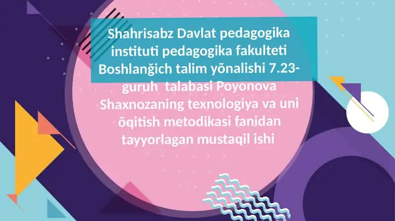 Shahrisabz Davlat Pedagogika Institutisi Pedagogika Fakulteti 1