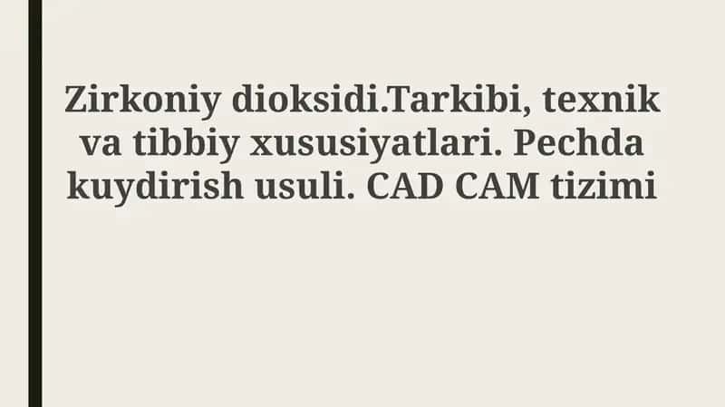 Zirkon dioksid 1