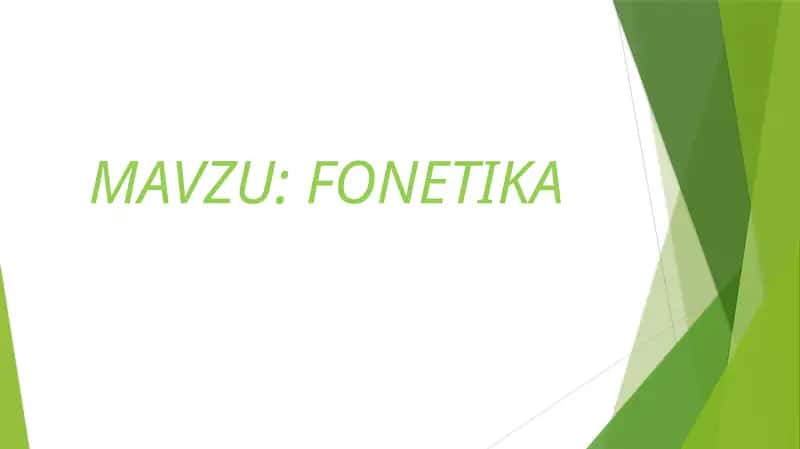 FONETIKA 1