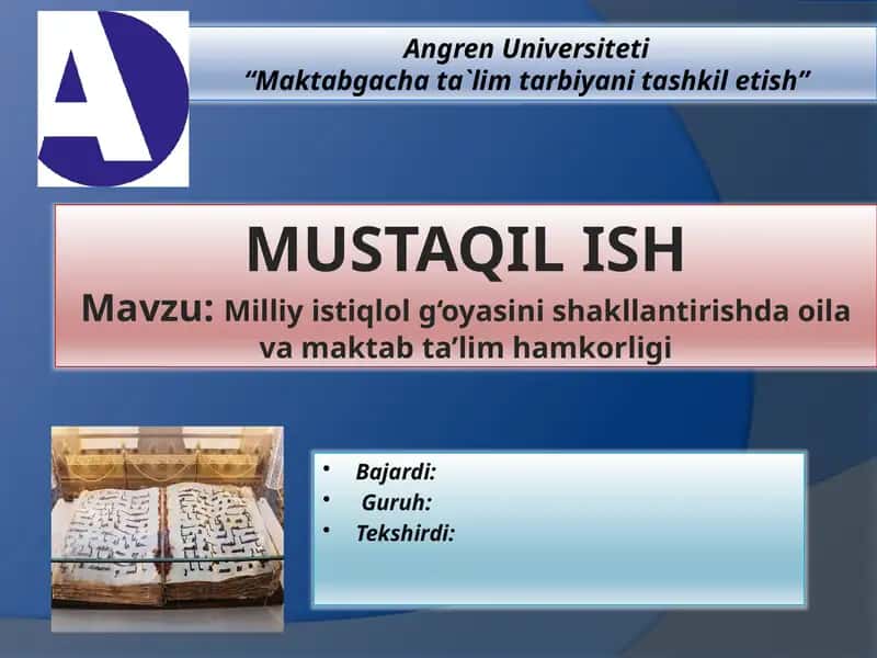 Milliy istiqlol g'oyasi 1