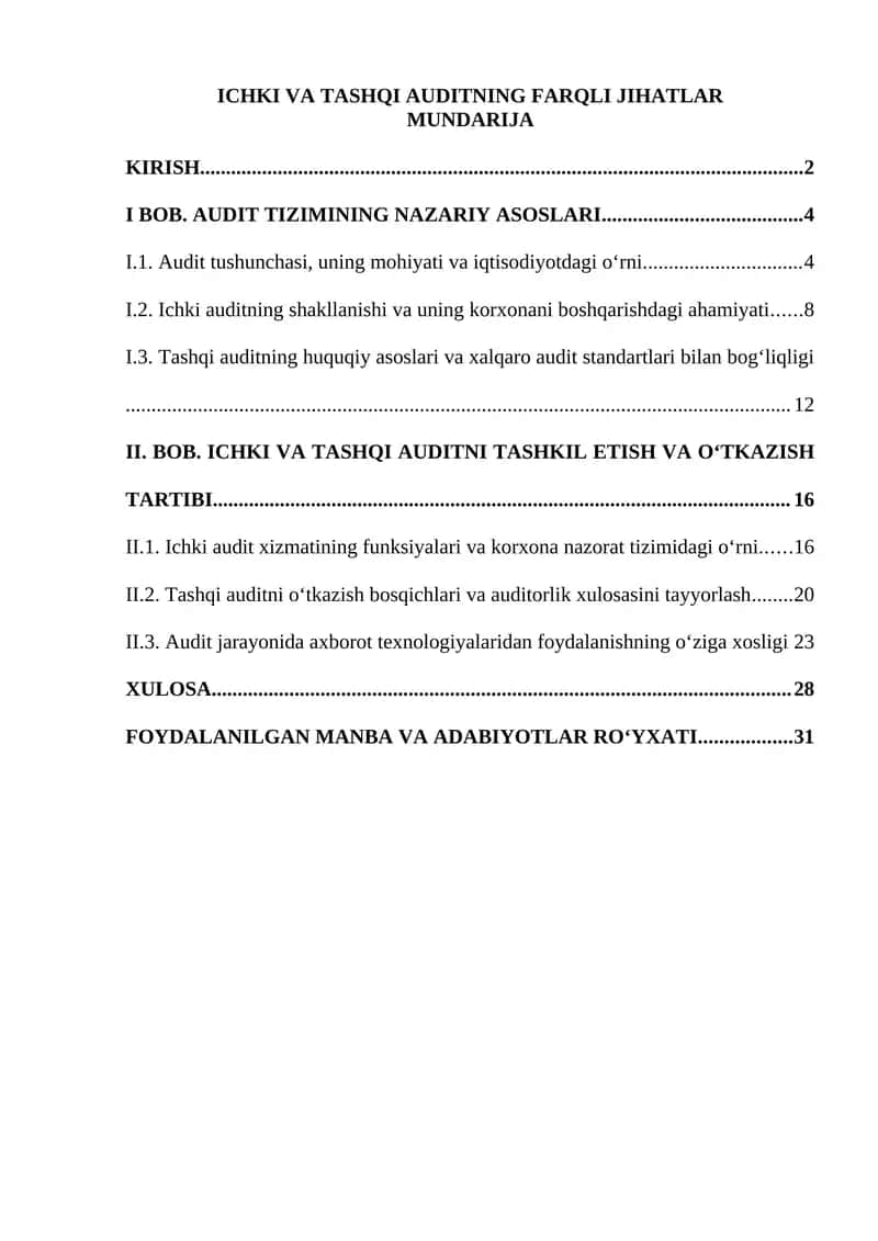 Ichki va Tashqi Auditning Farqli Jihatlari 1