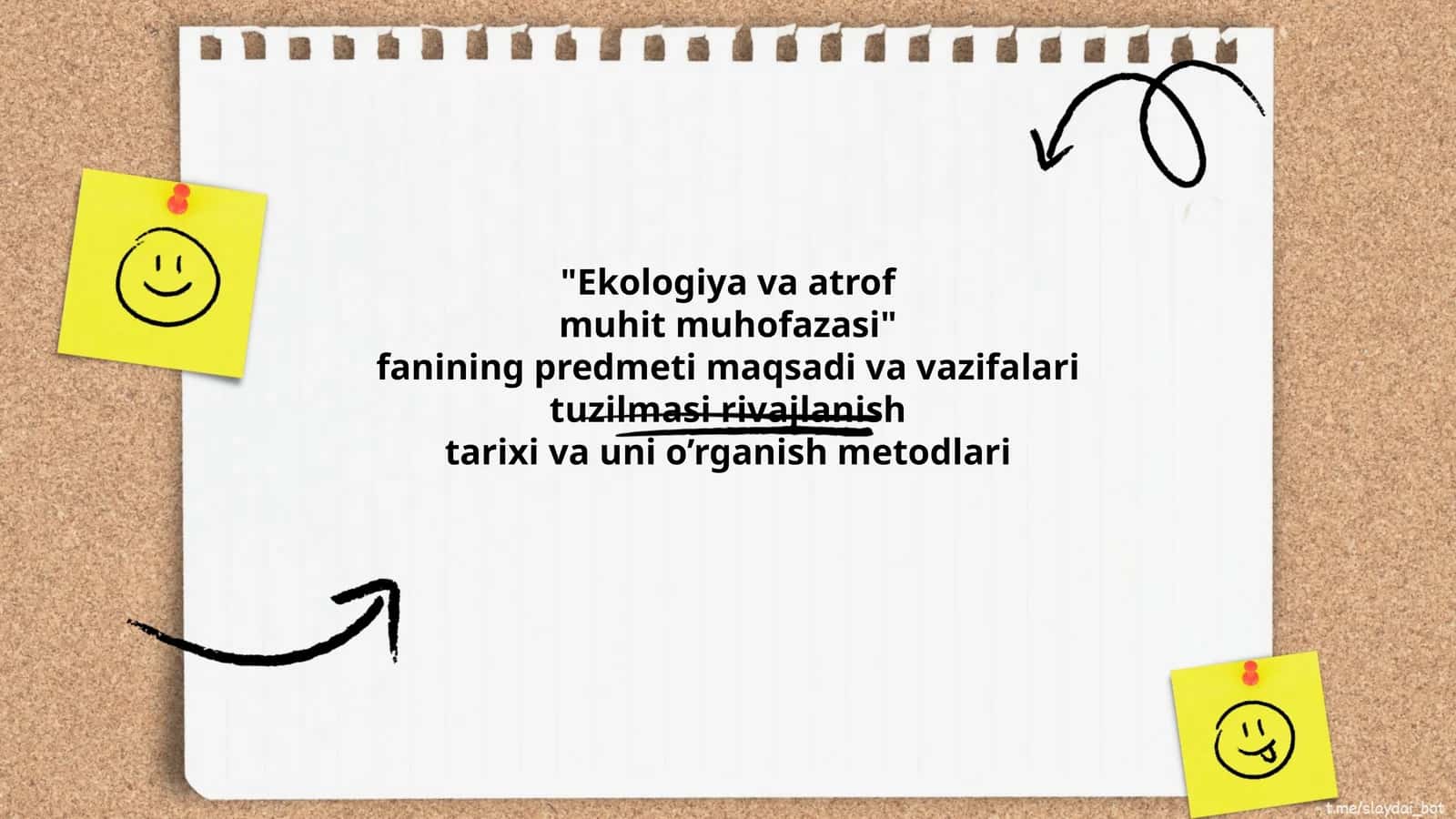 Ekologiya va atrof muhit muhofazasi 1