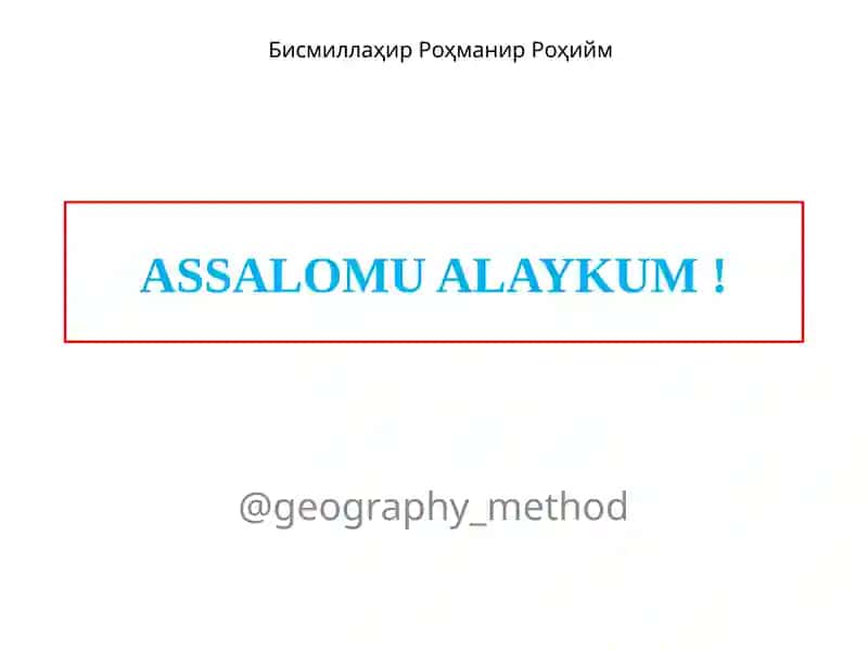 Afrikaning tabiiy geografik o‘lkalari