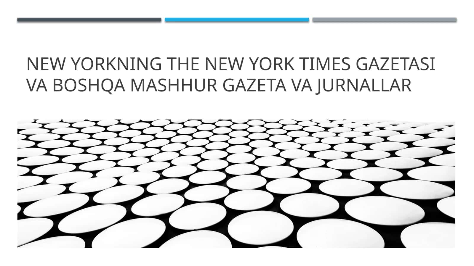 NEW YORKNING THE NEW YORK TIMES GAZETASI VA BOSHQA MASHHUR GAZETA VA JURNALLAR 1