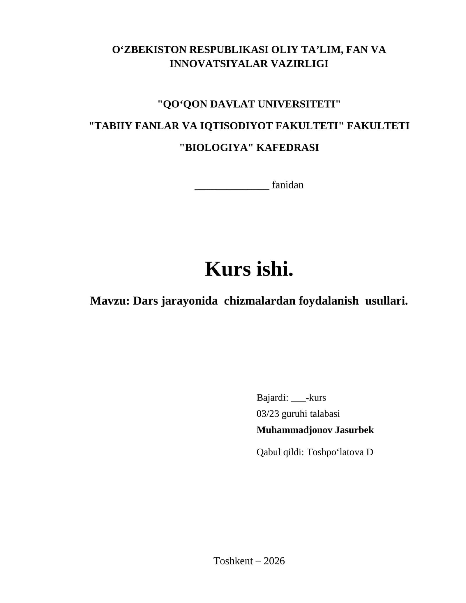 Dars jarayonida  chizmalardan foydalanish  usullari. 1