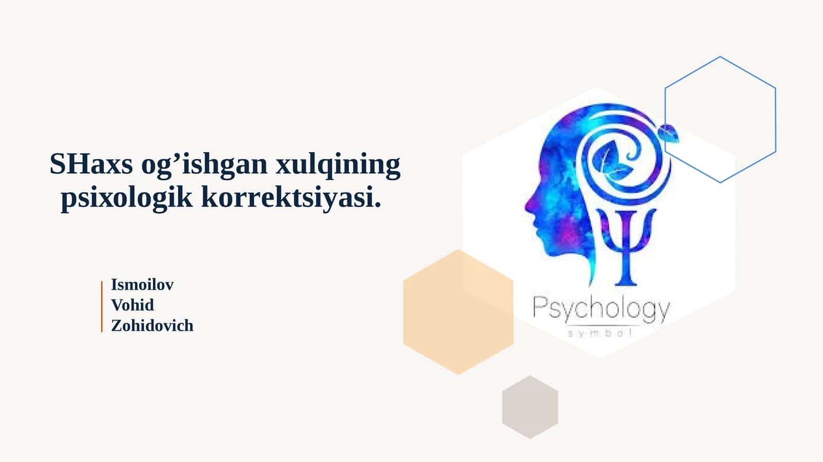 Og‘ishgan xulqning psiхоlоgikkоrrеktsiyasi 1