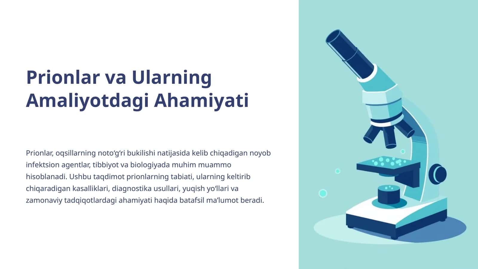 Prionlar va Ularning Amaliyotdagi Ahamiyati 1