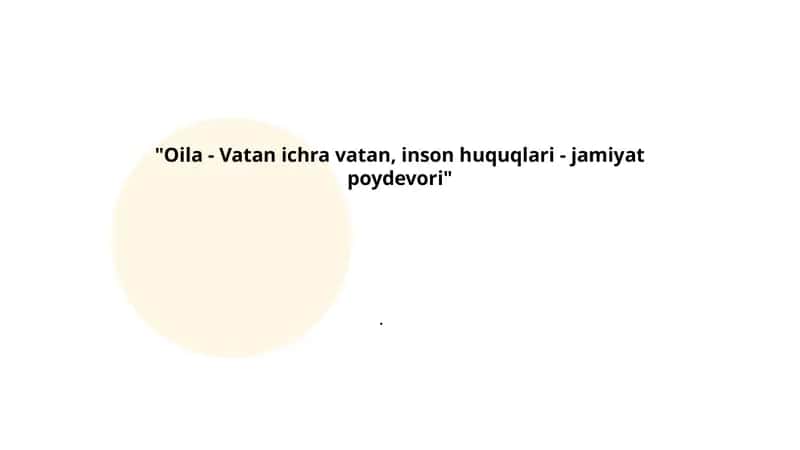 Oilada ona-vatan sevgisini shakllantirish 1