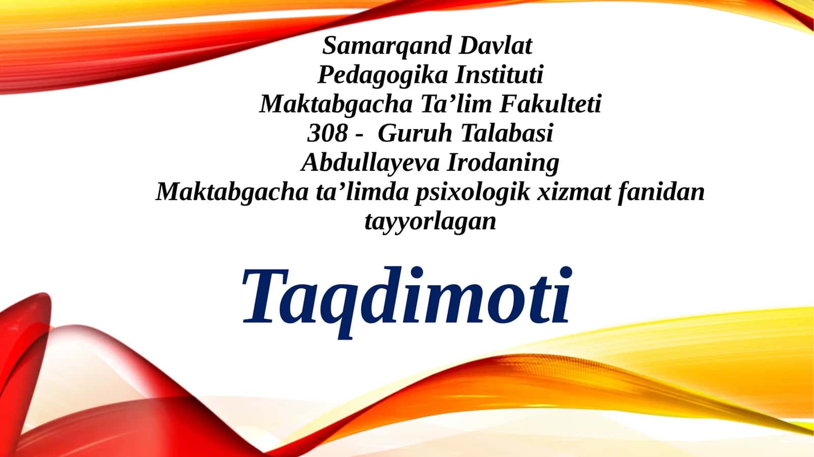 Bolalarning maktab ta’limiga yetukligining me’zonlari. Maktabgacha yosh bolalarning psixik rivojlanishidagi vaziyatlar, psixologik sog’lom va psixologik o’sishni kechikishni sabablari. 1