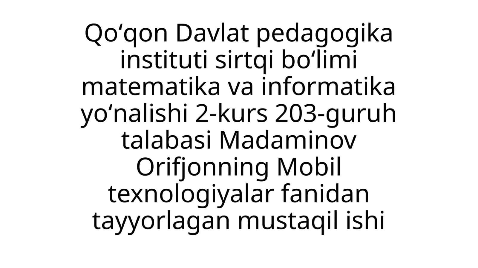 Mobil texnologiyalarning grafik imkoniyatlari misolida Figma dasturida ishlash 1