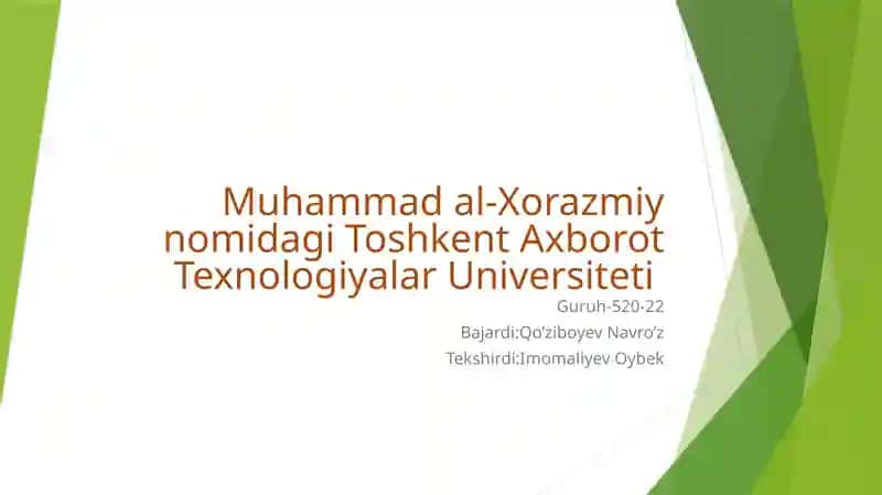 Axborotni ruxsatsiz foydalanishlardanhimoyalash