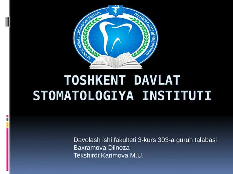 Gipertenziya va uning asoratlari bilan og’rigan bemorlarni parvarish qilish 1