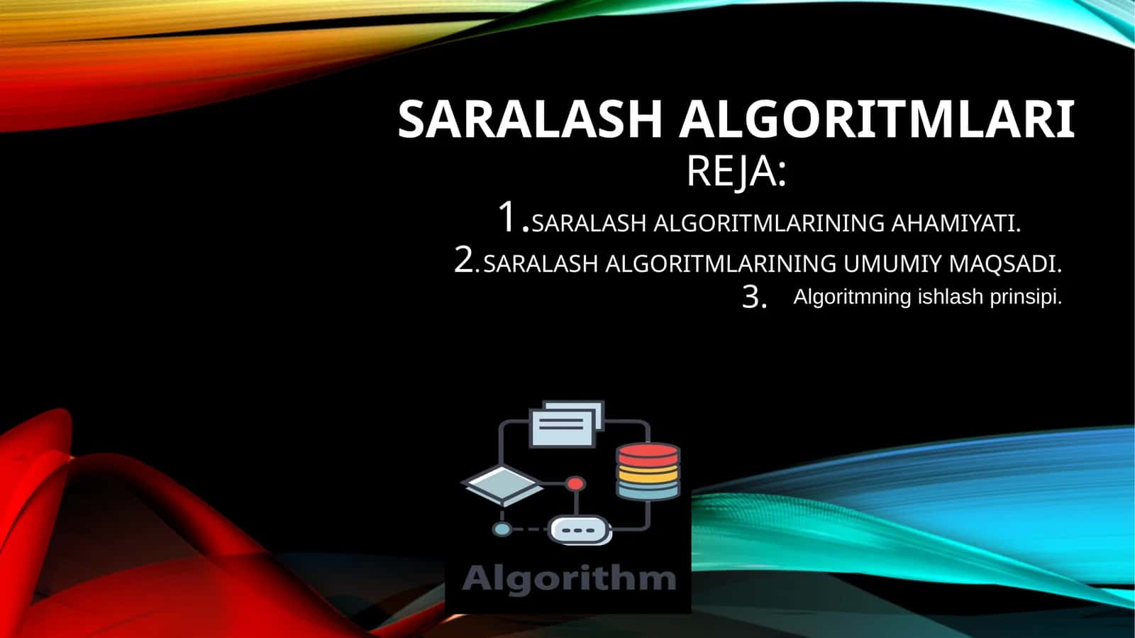 Saralash algoritmlari 1