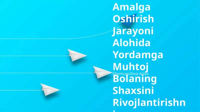 Inklyuziv Ta'Limni Amalga Oshirish Jarayoni 1