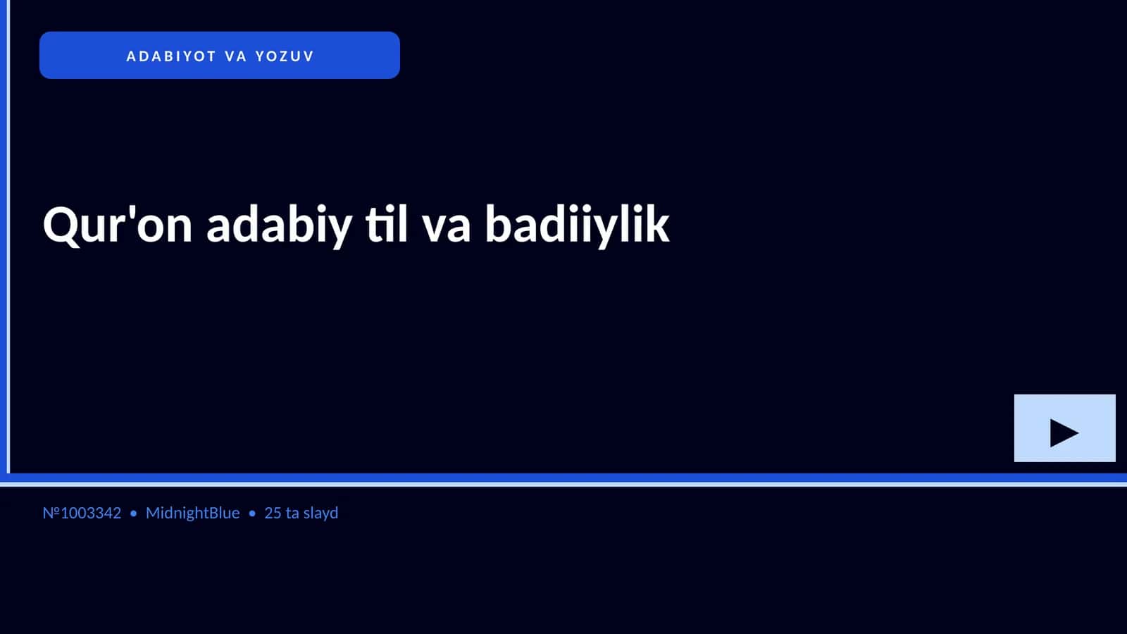 Qur'on adabiy til va badiiylik 1