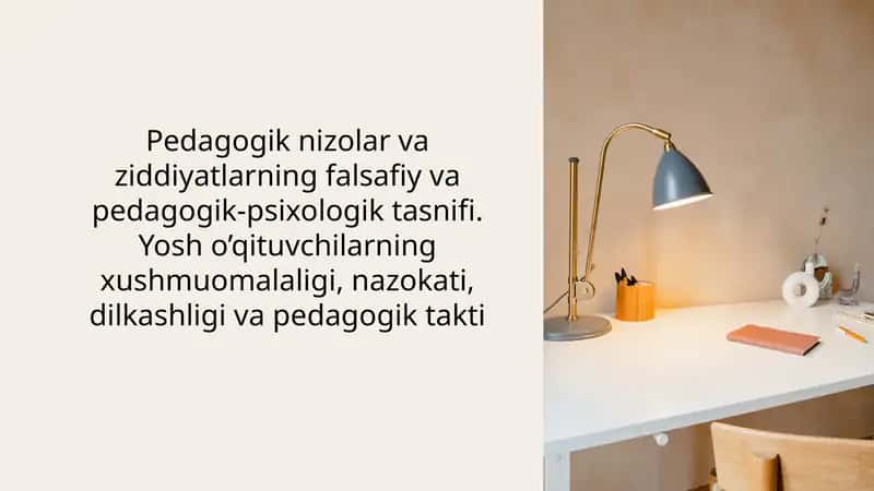 Pedagogik Nizolar va Ziddiyatlar 1