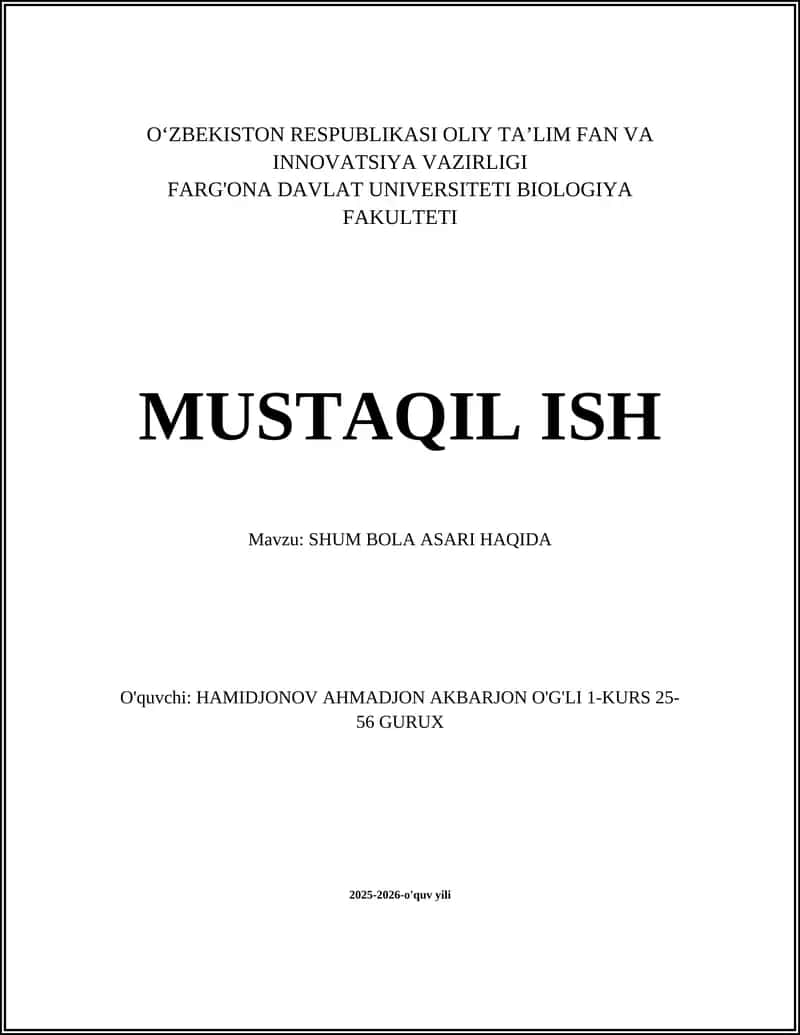 SHUM BOLA ASARI HAQIDA 1