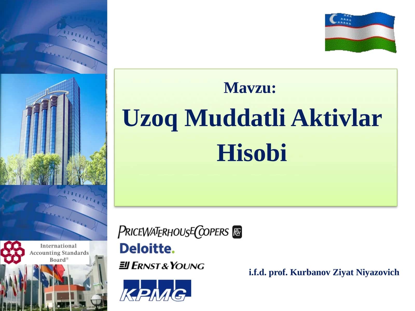 Uzoq Muddatli Aktivlar Hisobi 1