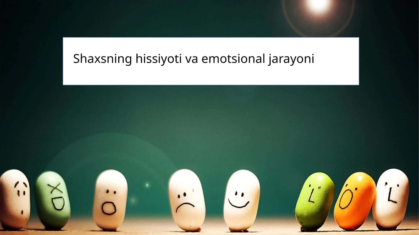 Shaxsning hissiyoti va emotsional jarayoni 1