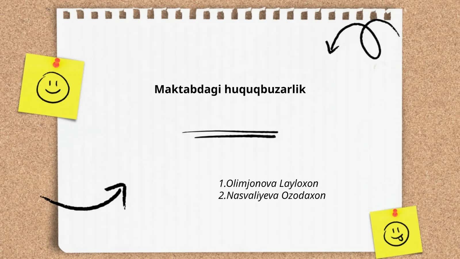 Maktabdagi huquqbuzarlik 1