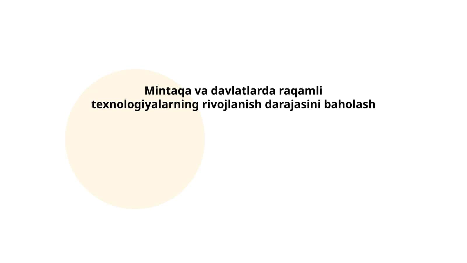Raqamli infratuzilma rivojlanishi 1