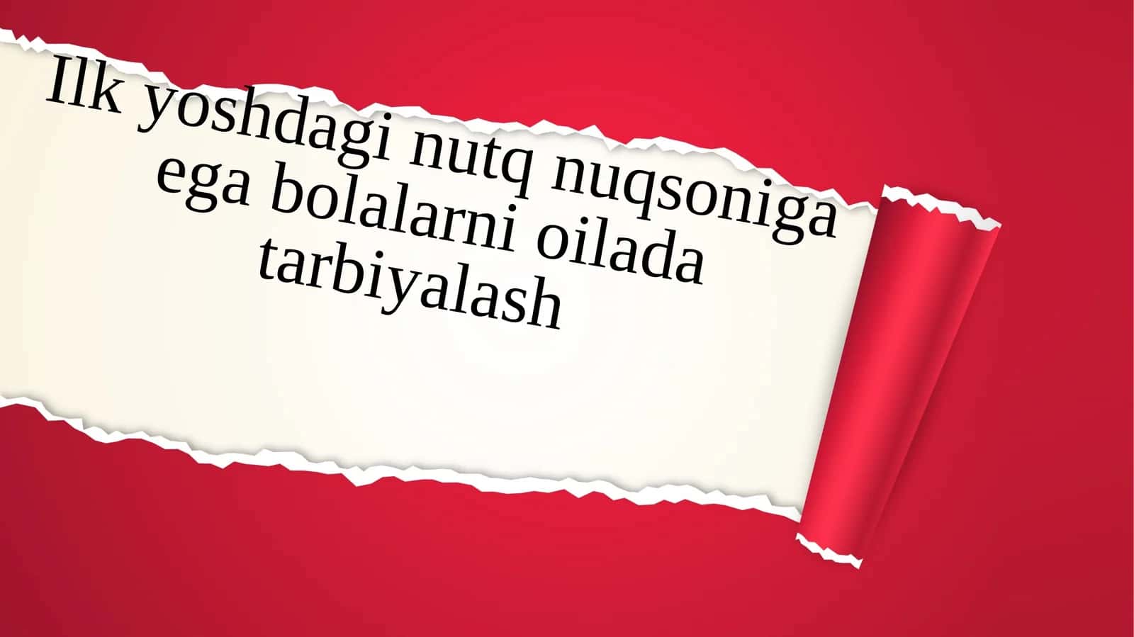 Ilk yoshdagi bolalarni logopedik tekshirishning maqsadi 1