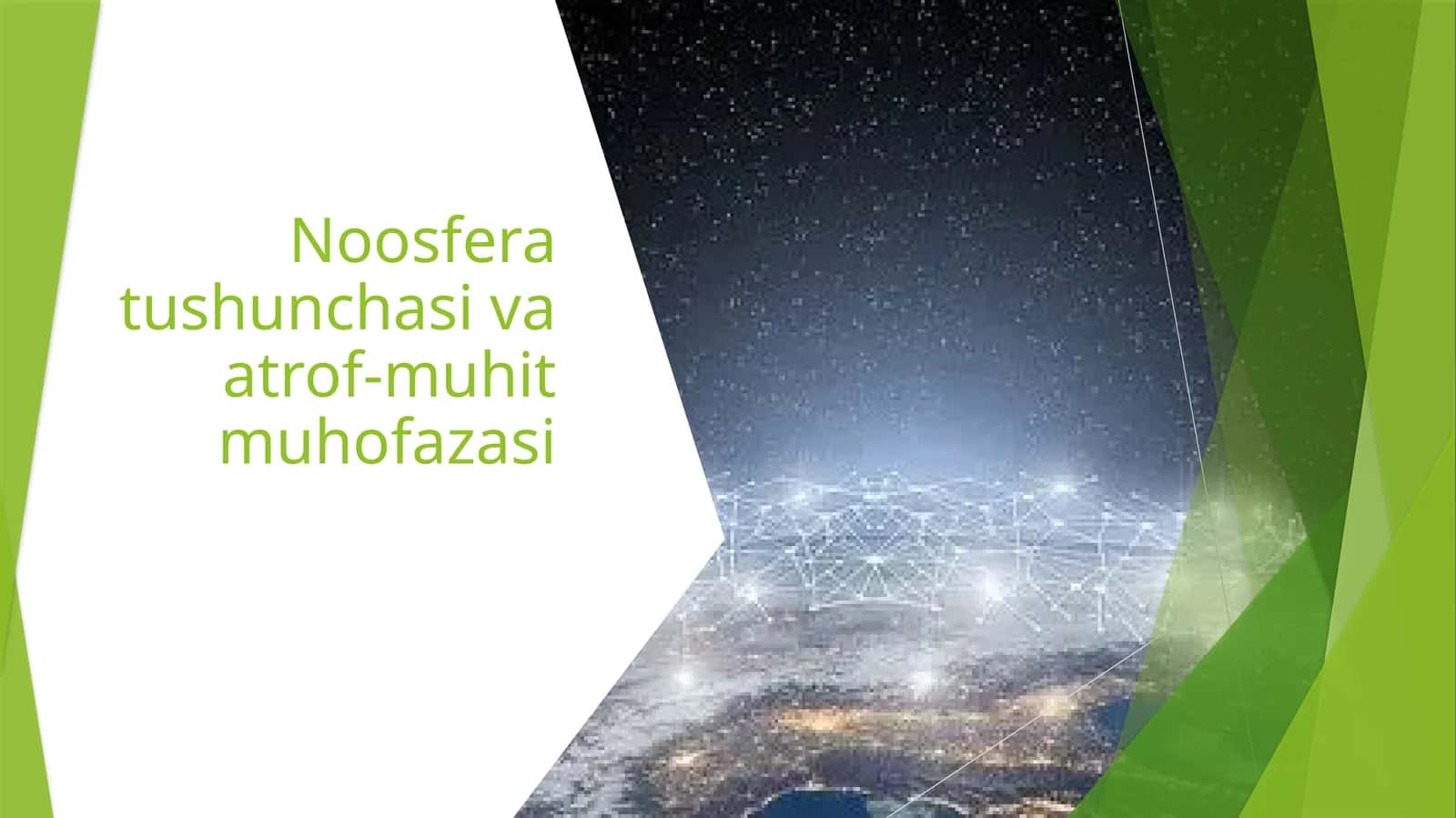 Noosfera tushunchasi va atrof-muhit muhofazasi 1