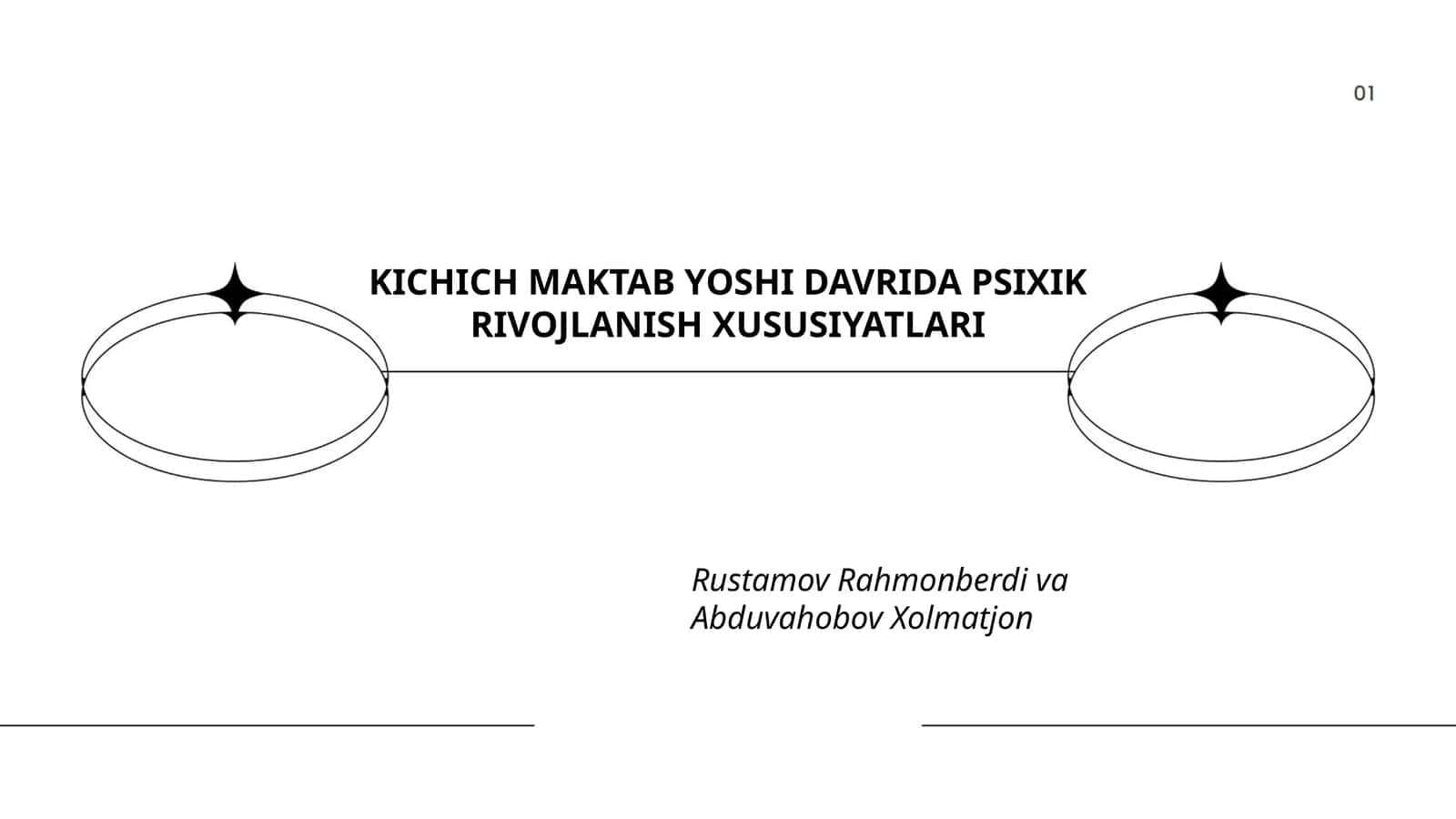 KICHICH MAKTAB YOSHI DAVRIDA PSIXIK RIVOJLANISH XUSUSIYATLARI 1