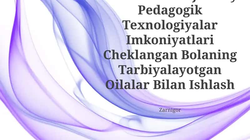 Ijtimoiy Pedagogik Texnologiyalar Imkoniyatlari 1