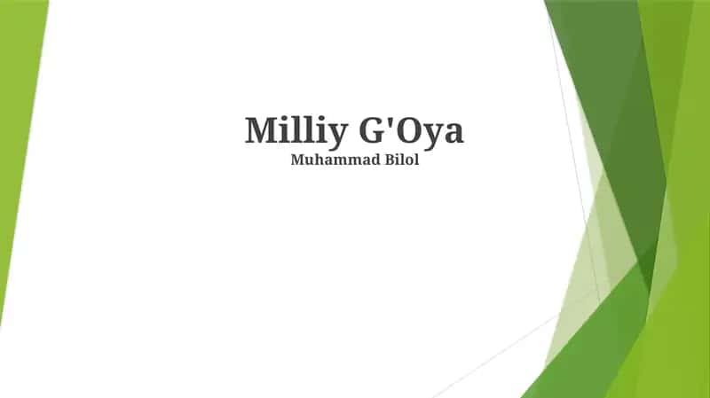 Milliy G'Oya 1