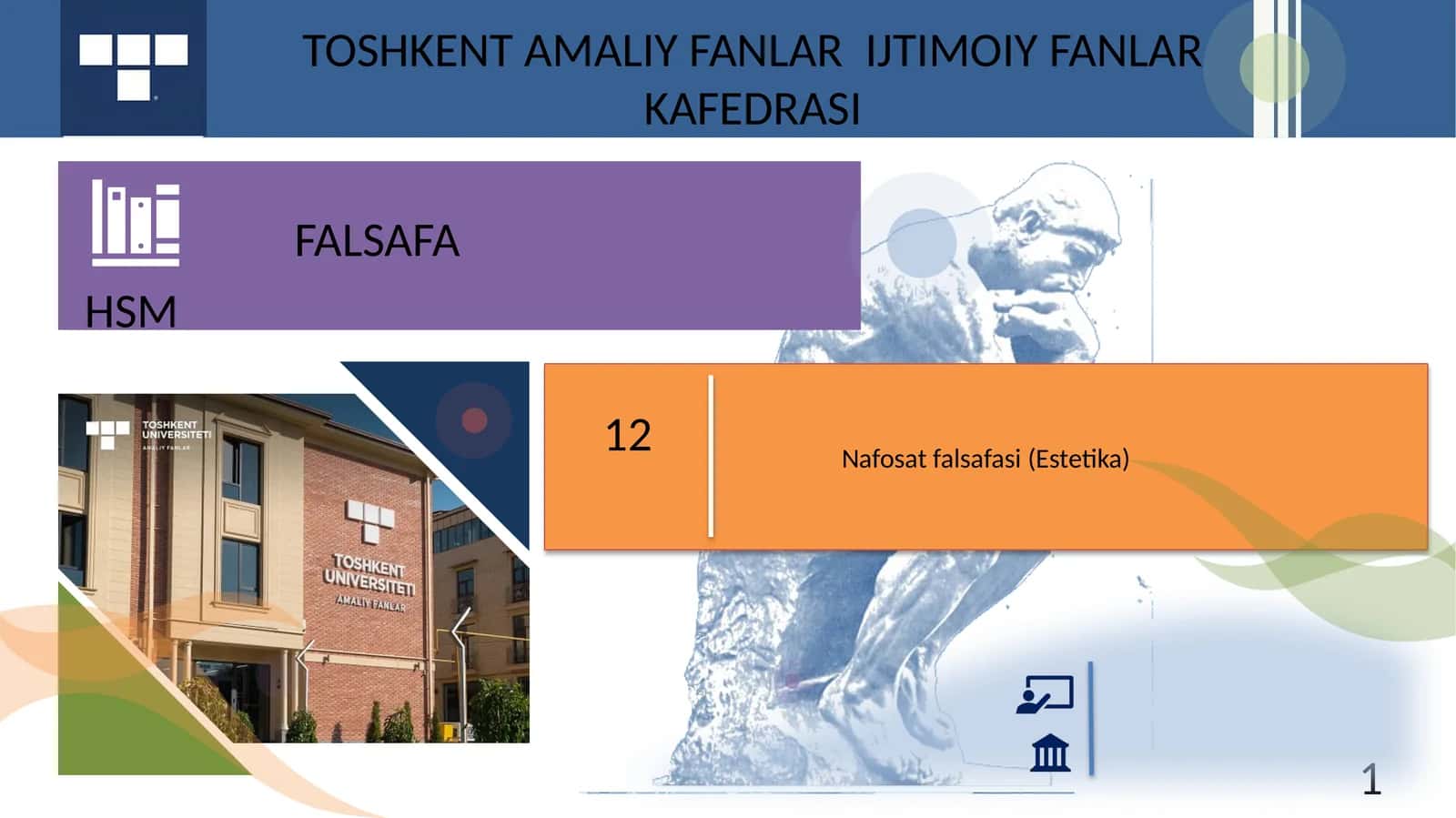 Nafosat falsafasi (Estetika) 1