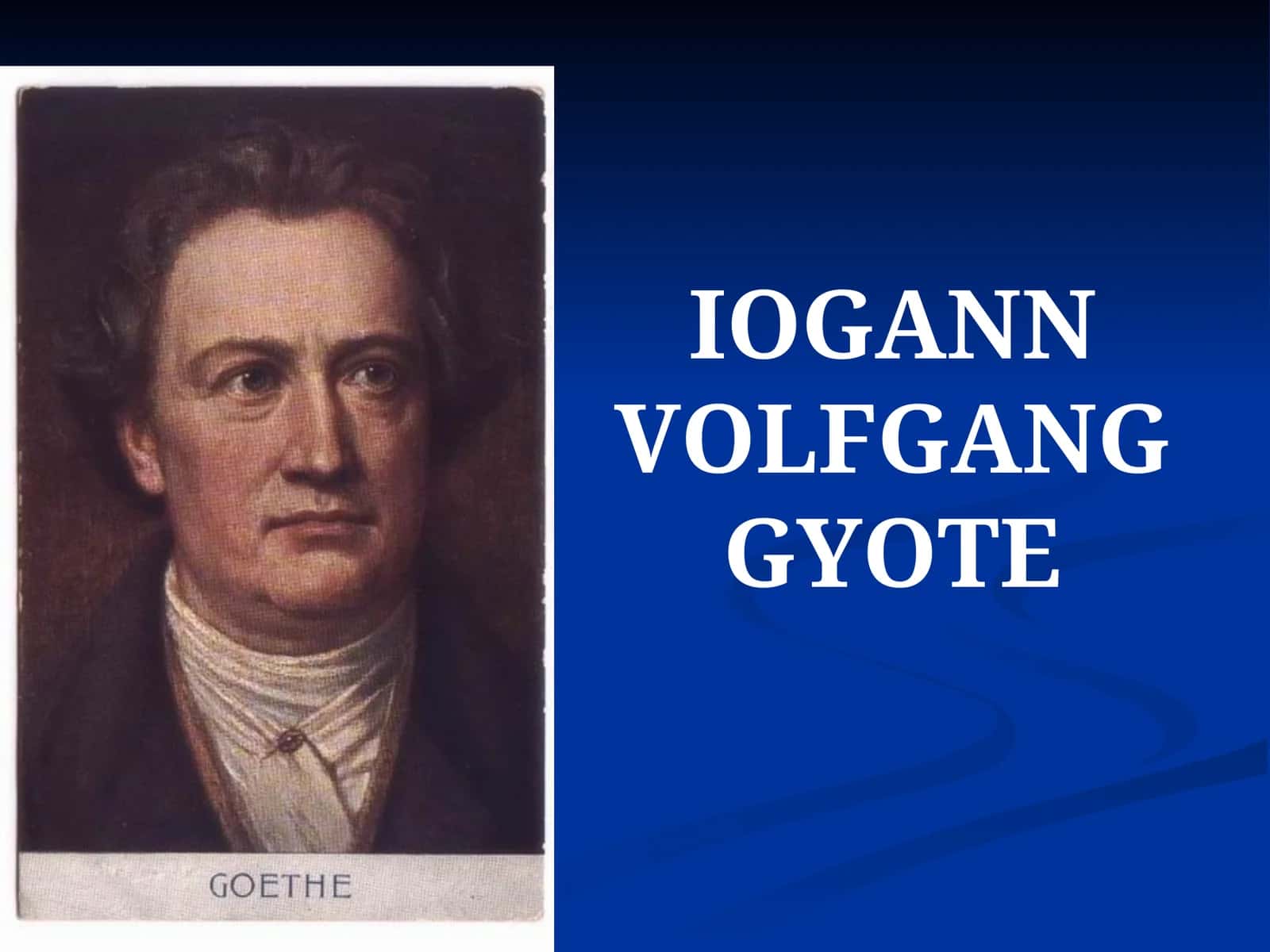 IOGANN VOLFGANG GYOTE 1