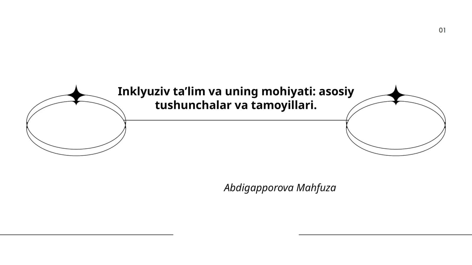 Inklyuziv ta’lim va uning mohiyati: asosiy tushunchalar va tamoyillari 1