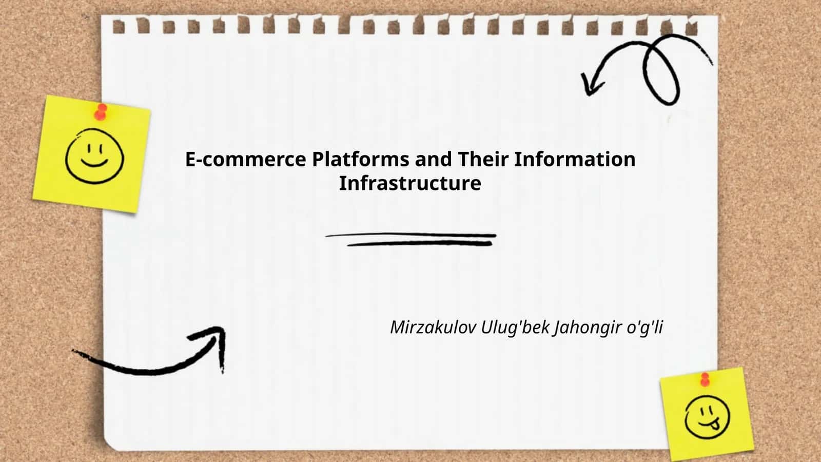 E-commerce Platforms and Their Information Infrastructure 1