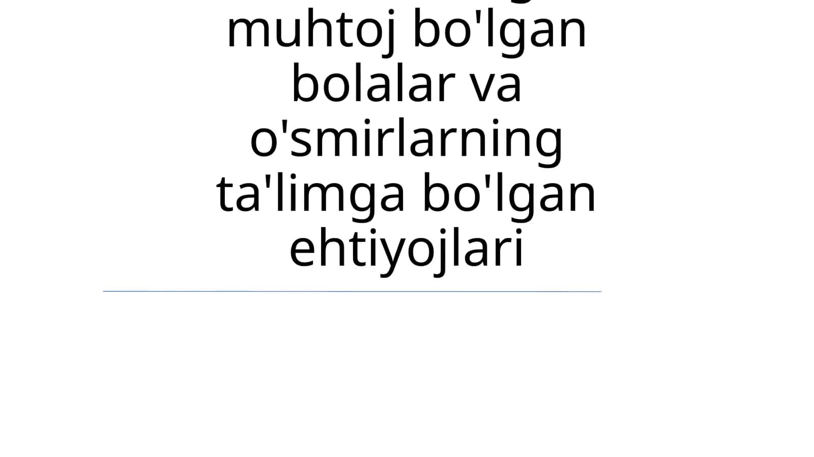 Ijtimoiy-emotsional farovonlik va qo'llab-quvvatlash 1