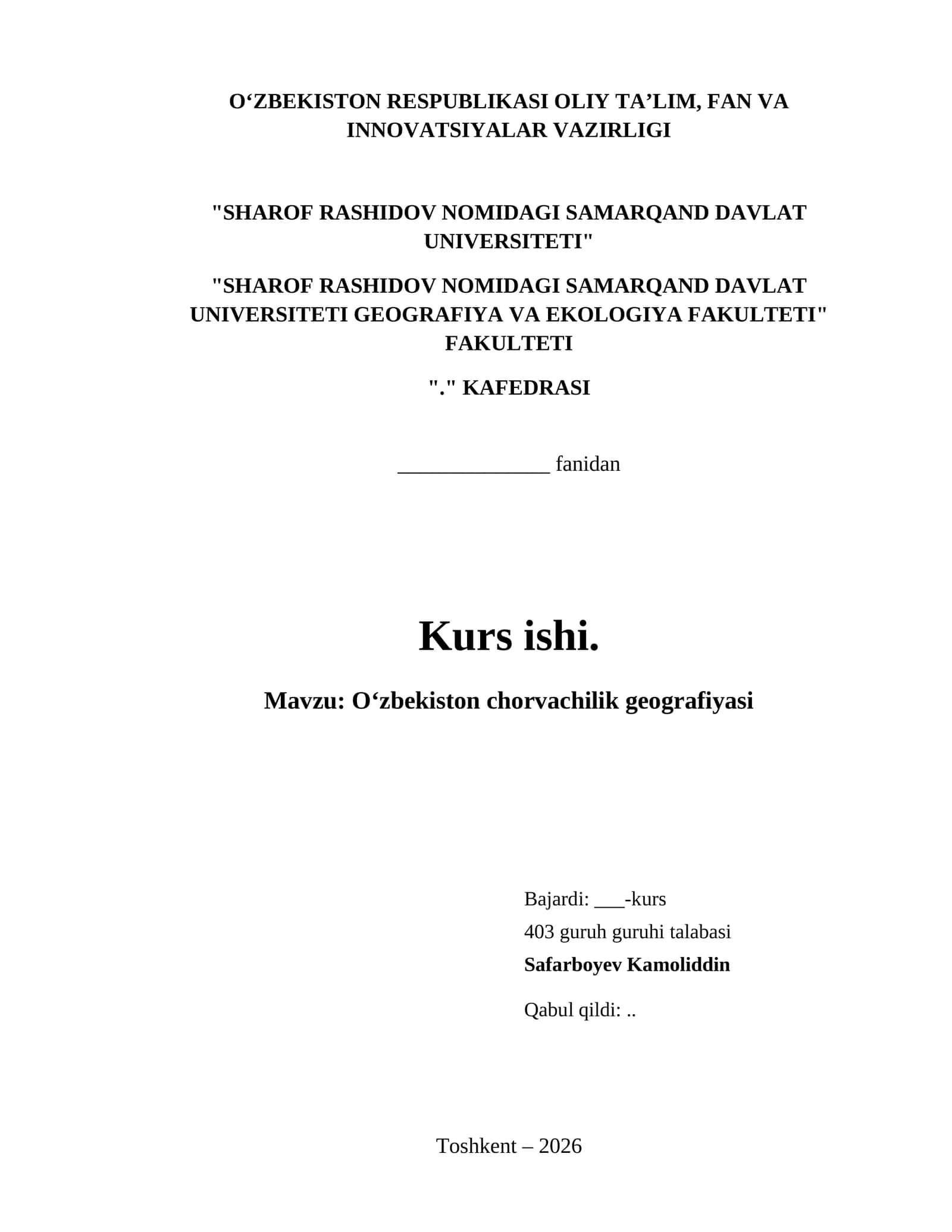 Oʻzbekiston chorvachilik geografiyasi 1