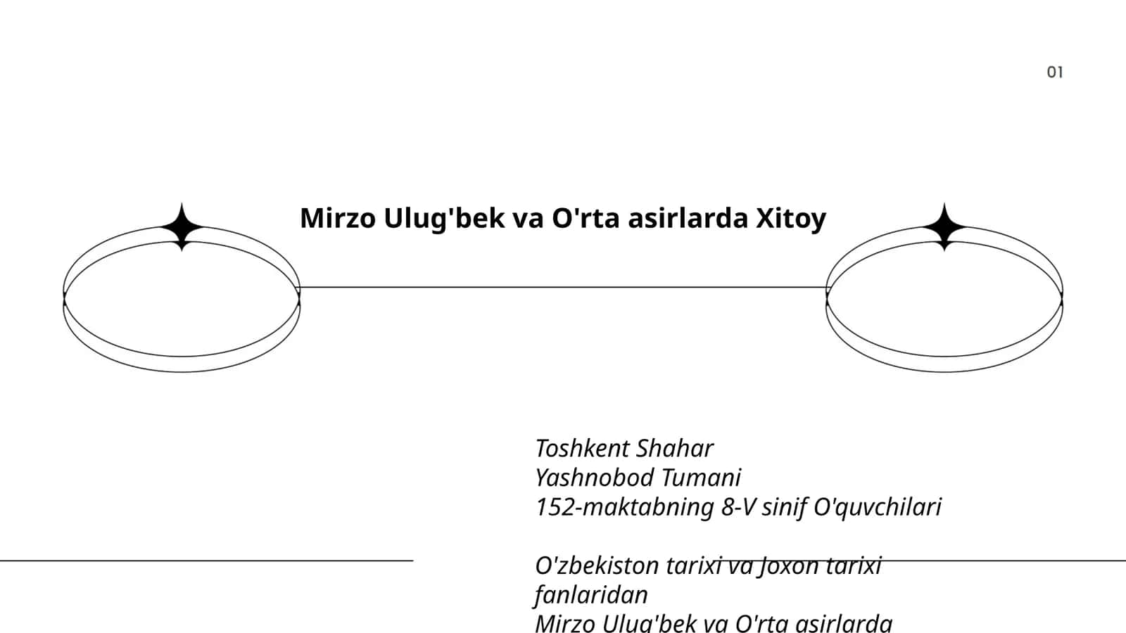Mirzo Ulug'bek va O'rta asirlarda Xitoy 1