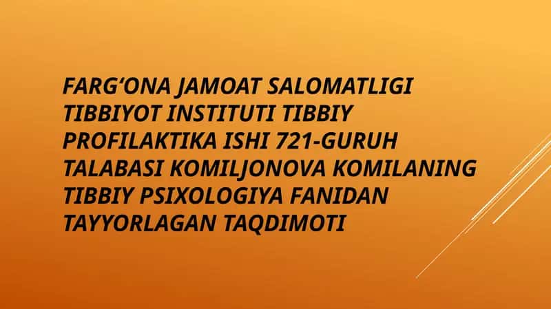 Psixosomatiktibbiyotrivojlanish tarixi 1