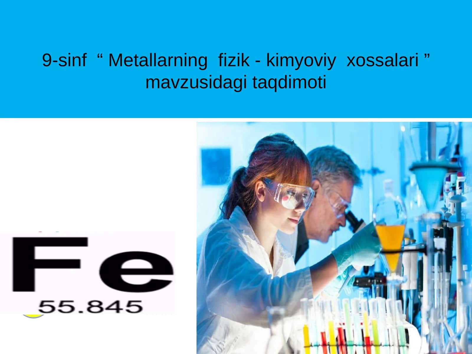Metallarning fizik va kimyoviy xossalari 1