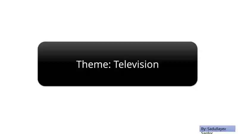 The Evolution of Television: A UK Perspective