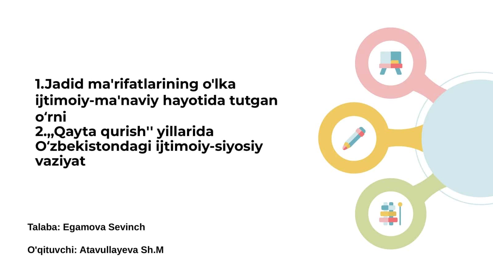 Jadid Ma'rifatlarining O'lka Ijtimoiy-Ma'naviy Hayotida O'rni 1