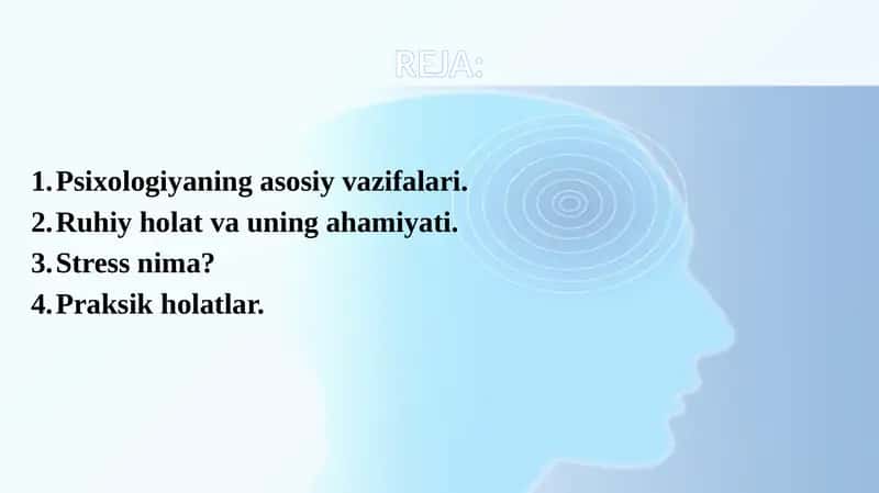 PSIXIK HOLATLAR DIAGNOSTIKASI 1