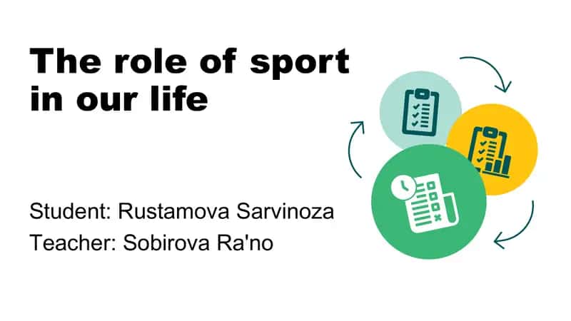 The role of sport in our life 1