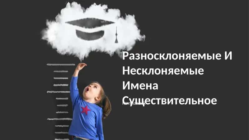 Несклоняемые Имена Существительное 1