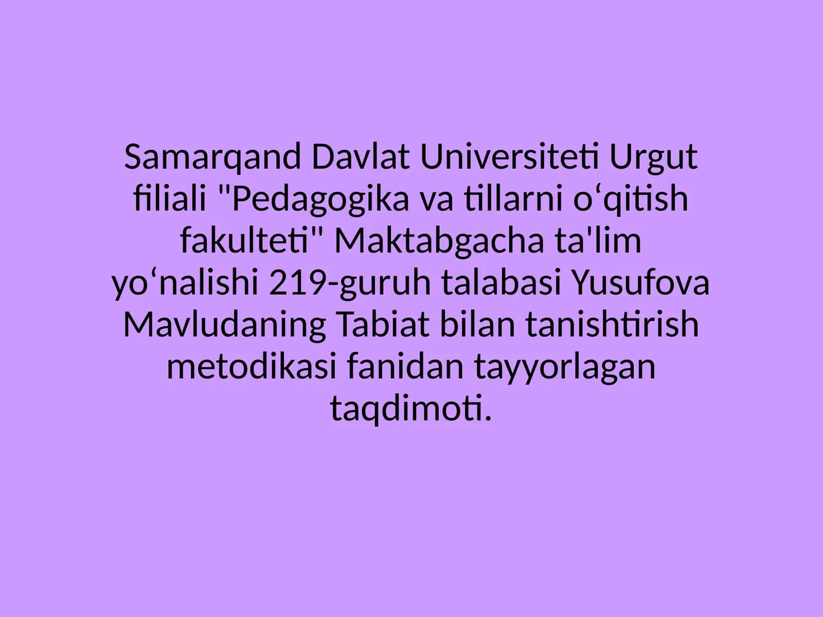 Tabiat materiallaridan koʻrgazma tashkil etish 1