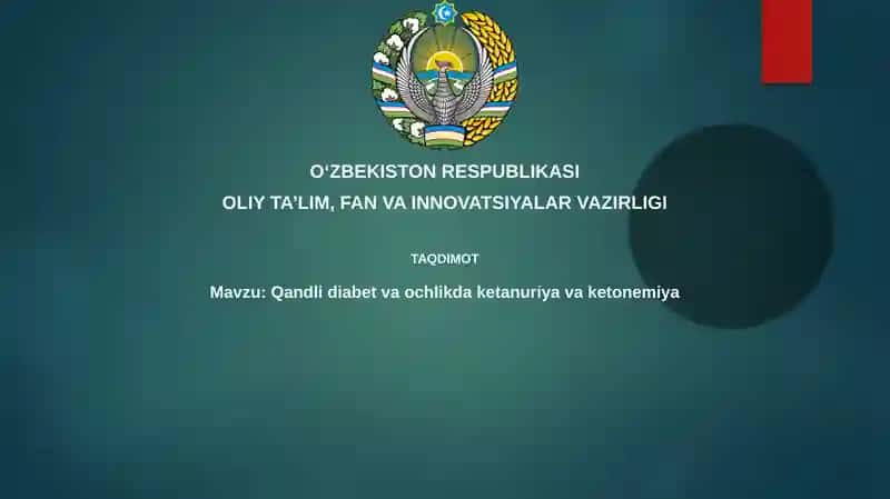 Qandlidiabetvaochlikdaketanuriyavaketonemiya